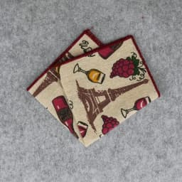 New Fruits Printed Pocket Square for Mens Fashion Linen Handkerchiefs Wedding Party Groom Suits Pocket Towel Beige Casual Hanky