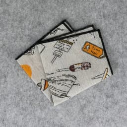 New Fruits Printed Pocket Square for Mens Fashion Linen Handkerchiefs Wedding Party Groom Suits Pocket Towel Beige Casual Hanky