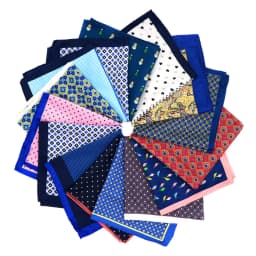 Wholesale 15 Piecess Men's Pocket Squares 12.5In Large Silky Floral Pocket Square For Men Women Handkerchiefs Set Assorted