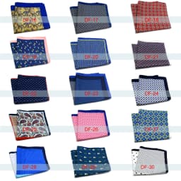 Wholesale 15 Piecess Men's Pocket Squares 12.5In Large Silky Floral Pocket Square For Men Women Handkerchiefs Set Assorted