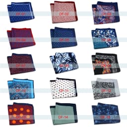 Wholesale 15 Piecess Men's Pocket Squares 12.5In Large Silky Floral Pocket Square For Men Women Handkerchiefs Set Assorted
