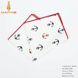 New High Quality Men's 100% Cotton Animals Handkerchief For Man Fish Bear Print Pocket Square Chest Towel SuitS Hankies 25*25cm