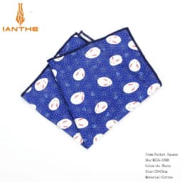 New High Quality Men's 100% Cotton Animals Handkerchief For Man Fish Bear Print Pocket Square Chest Towel SuitS Hankies 25*25cm