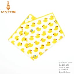 New High Quality Men's 100% Cotton Animals Handkerchief For Man Fish Bear Print Pocket Square Chest Towel SuitS Hankies 25*25cm