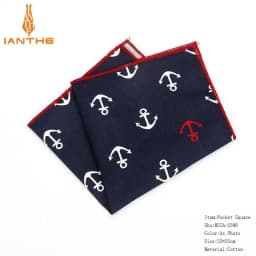 New High Quality Men's 100% Cotton Animals Handkerchief For Man Fish Bear Print Pocket Square Chest Towel SuitS Hankies 25*25cm