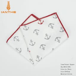 New High Quality Men's 100% Cotton Animals Handkerchief For Man Fish Bear Print Pocket Square Chest Towel SuitS Hankies 25*25cm