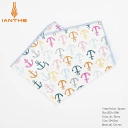 New High Quality Men's 100% Cotton Animals Handkerchief For Man Fish Bear Print Pocket Square Chest Towel SuitS Hankies 25*25cm