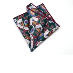 27cm Retro British Style Brown Pocket Square Animal Flower Printed Polyester Handkerchief For Men Towel Formal Suit Tuxedo Hanky
