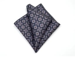 27cm Retro British Style Brown Pocket Square Animal Flower Printed Polyester Handkerchief For Men Towel Formal Suit Tuxedo Hanky
