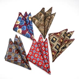 27cm Retro British Style Brown Pocket Square Animal Flower Printed Polyester Handkerchief For Men Towel Formal Suit Tuxedo Hanky