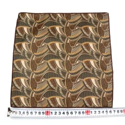 27cm Retro British Style Brown Pocket Square Animal Flower Printed Polyester Handkerchief For Men Towel Formal Suit Tuxedo Hanky