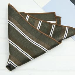 23cm Pocket Square Suit Dress Chest Scarf Men's Business Formal British Korean Style Light Gold Brown Color Handkerchief Hanky