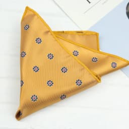 23cm Pocket Square Suit Dress Chest Scarf Men's Business Formal British Korean Style Light Gold Brown Color Handkerchief Hanky