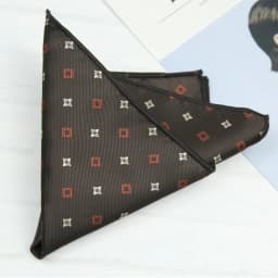 23cm Pocket Square Suit Dress Chest Scarf Men's Business Formal British Korean Style Light Gold Brown Color Handkerchief Hanky