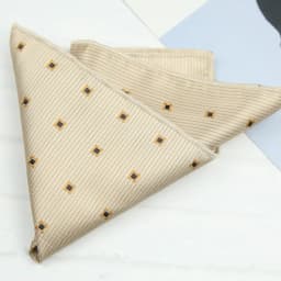 23cm Pocket Square Suit Dress Chest Scarf Men's Business Formal British Korean Style Light Gold Brown Color Handkerchief Hanky