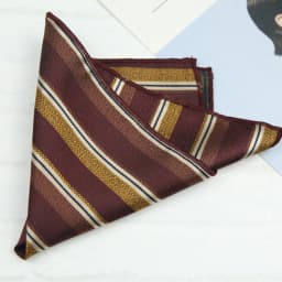 23cm Pocket Square Suit Dress Chest Scarf Men's Business Formal British Korean Style Light Gold Brown Color Handkerchief Hanky