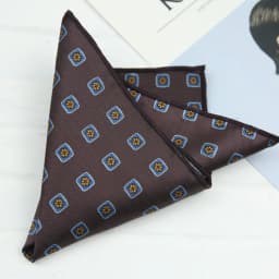 23cm Pocket Square Suit Dress Chest Scarf Men's Business Formal British Korean Style Light Gold Brown Color Handkerchief Hanky