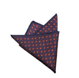 23*23CM Luxury Men's Handkerchief Flower Striped Floral Hankies Polyester Hanky Business red Pocket Square Chest Towel Wedding
