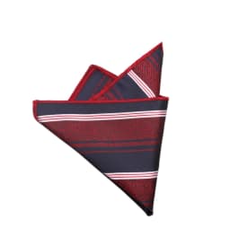 23*23CM Luxury Men's Handkerchief Flower Striped Floral Hankies Polyester Hanky Business red Pocket Square Chest Towel Wedding
