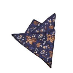 23*23CM Luxury Men's Handkerchief Flower Striped Floral Hankies Polyester Hanky Business red Pocket Square Chest Towel Wedding