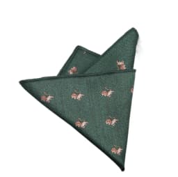 23*23CM Luxury Men's Handkerchief Flower Striped Floral Hankies Polyester Hanky Business red Pocket Square Chest Towel Wedding