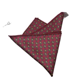23*23CM Luxury Men's Handkerchief Flower Striped Floral Hankies Polyester Hanky Business red Pocket Square Chest Towel Wedding