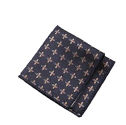 23*23CM Luxury Men's Handkerchief Flower Striped Floral Hankies Polyester Hanky Business red Pocket Square Chest Towel Wedding