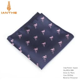 Polyester Hanky Paisley Men Fashion Dot Pocket Square Handkerchiefs for Men Suit Tie Dress Shirts Flower Jacquard Handkerchief