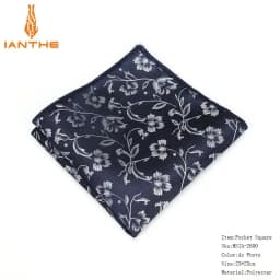 Polyester Hanky Paisley Men Fashion Dot Pocket Square Handkerchiefs for Men Suit Tie Dress Shirts Flower Jacquard Handkerchief