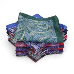 2018 Men's Brand Handkerchief Vintage Paisley Pocket Square Soft Hankies Wedding Party Business Artificial Silk Chest Towel Gift