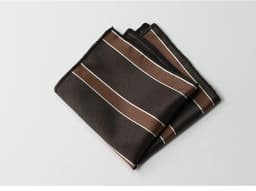 Brown Color Pocket Square For Men Adult Striped Paisley Floral Handkerchief Formal Dress Suit Accessory Navy Solid Hanky Cravat