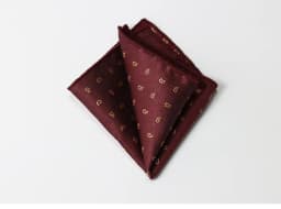 Brown Color Pocket Square For Men Adult Striped Paisley Floral Handkerchief Formal Dress Suit Accessory Navy Solid Hanky Cravat