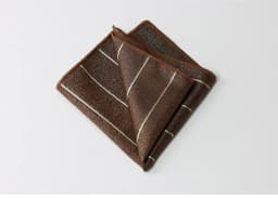Brown Color Pocket Square For Men Adult Striped Paisley Floral Handkerchief Formal Dress Suit Accessory Navy Solid Hanky Cravat
