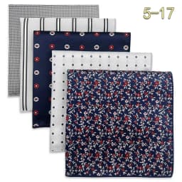 5 Pieces Mens Pocket Squares Set Party Wedding Gift Handkerchief Fashion Formal Bundle Hanky Luxury Unique