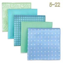 5 Pieces Mens Pocket Squares Set Party Wedding Gift Handkerchief Fashion Formal Bundle Hanky Luxury Unique