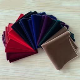 24cm New Fashion Velvet Solid Color Pocket Square For Men Elegant Black Red Brown Handkerchief Wedding Tuxedo Suit Accessories