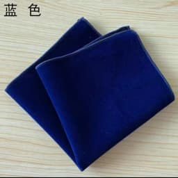 24cm New Fashion Velvet Solid Color Pocket Square For Men Elegant Black Red Brown Handkerchief Wedding Tuxedo Suit Accessories