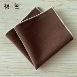24cm New Fashion Velvet Solid Color Pocket Square For Men Elegant Black Red Brown Handkerchief Wedding Tuxedo Suit Accessories
