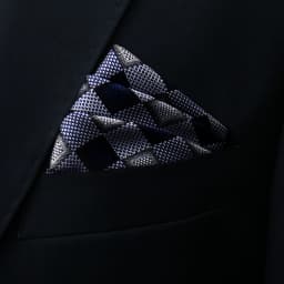 Brand Kerchief Man Dark Blue Striped April Fool's Day Fit Formal Party Pocket Square Handkerchiefs Suit Accessories Men Necktie