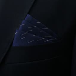 Brand Kerchief Man Dark Blue Striped April Fool's Day Fit Formal Party Pocket Square Handkerchiefs Suit Accessories Men Necktie