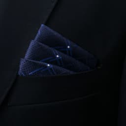 Brand Kerchief Man Dark Blue Striped April Fool's Day Fit Formal Party Pocket Square Handkerchiefs Suit Accessories Men Necktie