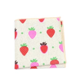 High Quality Cute Linen Cartoon Handkerchief For Men Cat Polar Bear Watermelon Wave Printed Pocket Square Funny Hanky Accessorie