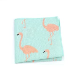 High Quality Cute Linen Cartoon Handkerchief For Men Cat Polar Bear Watermelon Wave Printed Pocket Square Funny Hanky Accessorie