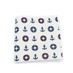 High Quality Cute Linen Cartoon Handkerchief For Men Cat Polar Bear Watermelon Wave Printed Pocket Square Funny Hanky Accessorie
