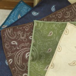 2026 New Colorful Men's Pocket Square Soft Green White Paisley Handkerchief Polyester Woven Plaid Hanky Wedding Shirt Accessory