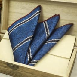 23CM New Trendy Striped Pocket Square Luxury Mens White Dots Polyester Woven Handkerchief Wedding Groom Tuxedo Accessories Hanky