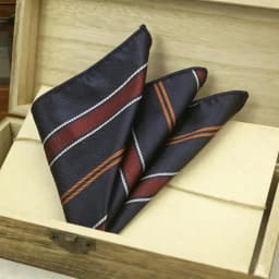 23CM New Trendy Striped Pocket Square Luxury Mens White Dots Polyester Woven Handkerchief Wedding Groom Tuxedo Accessories Hanky
