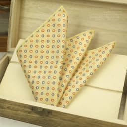 23CM New Trendy Striped Pocket Square Luxury Mens White Dots Polyester Woven Handkerchief Wedding Groom Tuxedo Accessories Hanky
