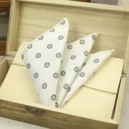 23CM New Trendy Striped Pocket Square Luxury Mens White Dots Polyester Woven Handkerchief Wedding Groom Tuxedo Accessories Hanky