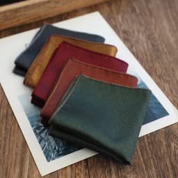 2026 Spring Summer Solid White Pocket Square Mens Polyester Jacquard Green Brown Handkerchief Groom Wedding Shirt Accessories